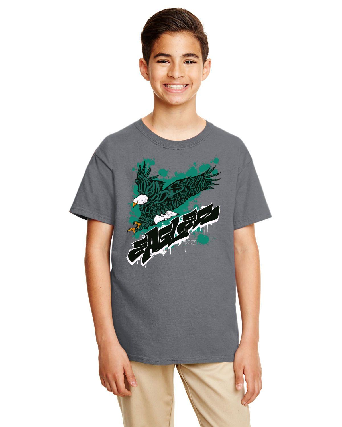 Eagles Fly 2022 Gildan Youth Softstyle 7.5 oz./lin. yd. T-Shirt | G645B