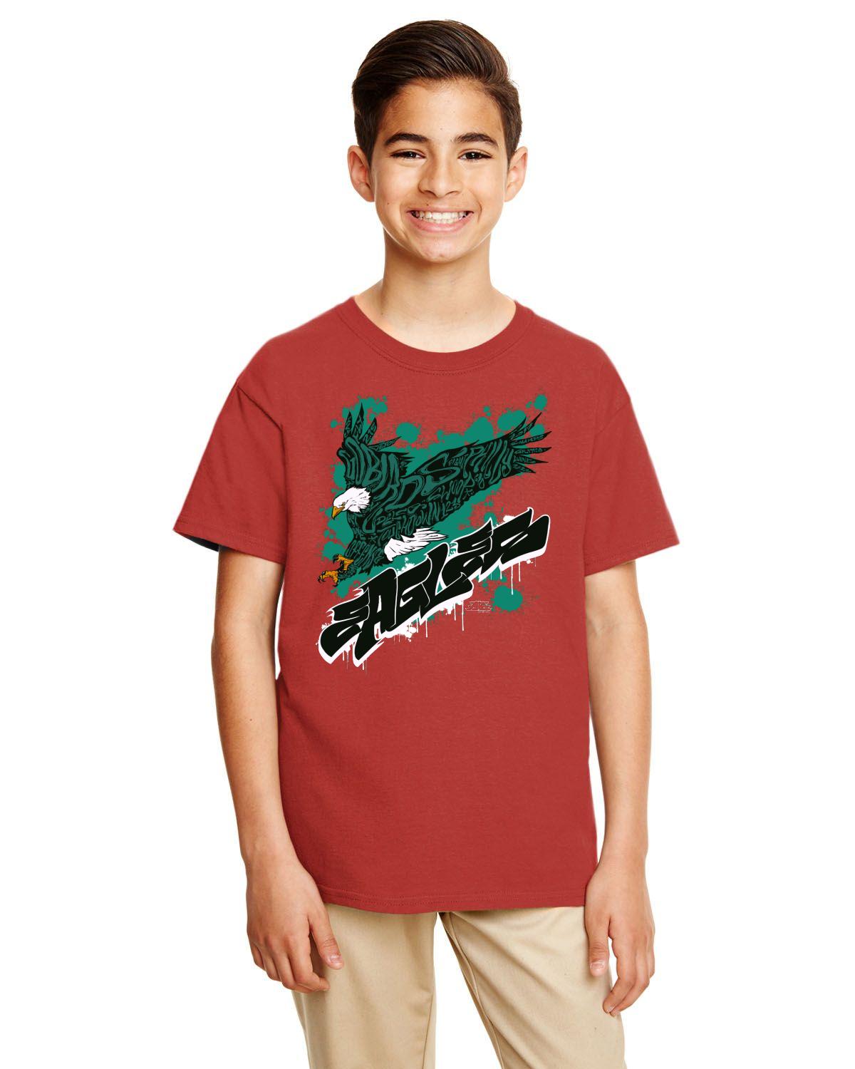 Eagles Fly 2022 Gildan Youth Softstyle 7.5 oz./lin. yd. T-Shirt | G645B