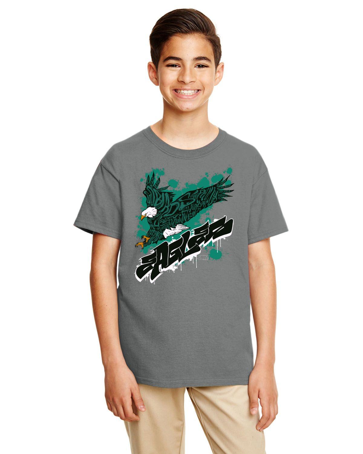 Eagles Fly 2022 Gildan Youth Softstyle 7.5 oz./lin. yd. T-Shirt | G645B