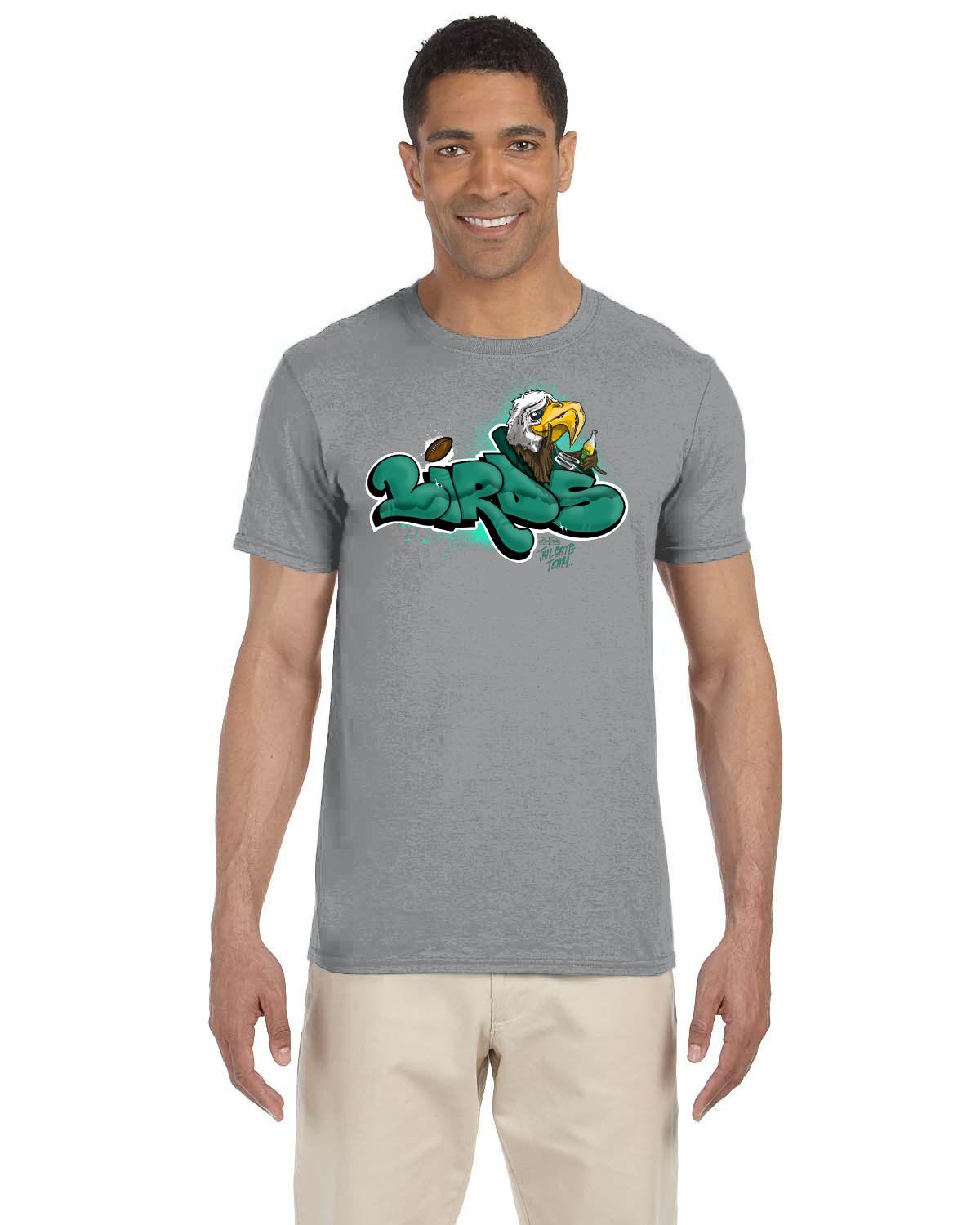 Birds Tailgate Team Gildan Adult Softstyle 7.5 oz./lin. yd. T-Shirt | G640