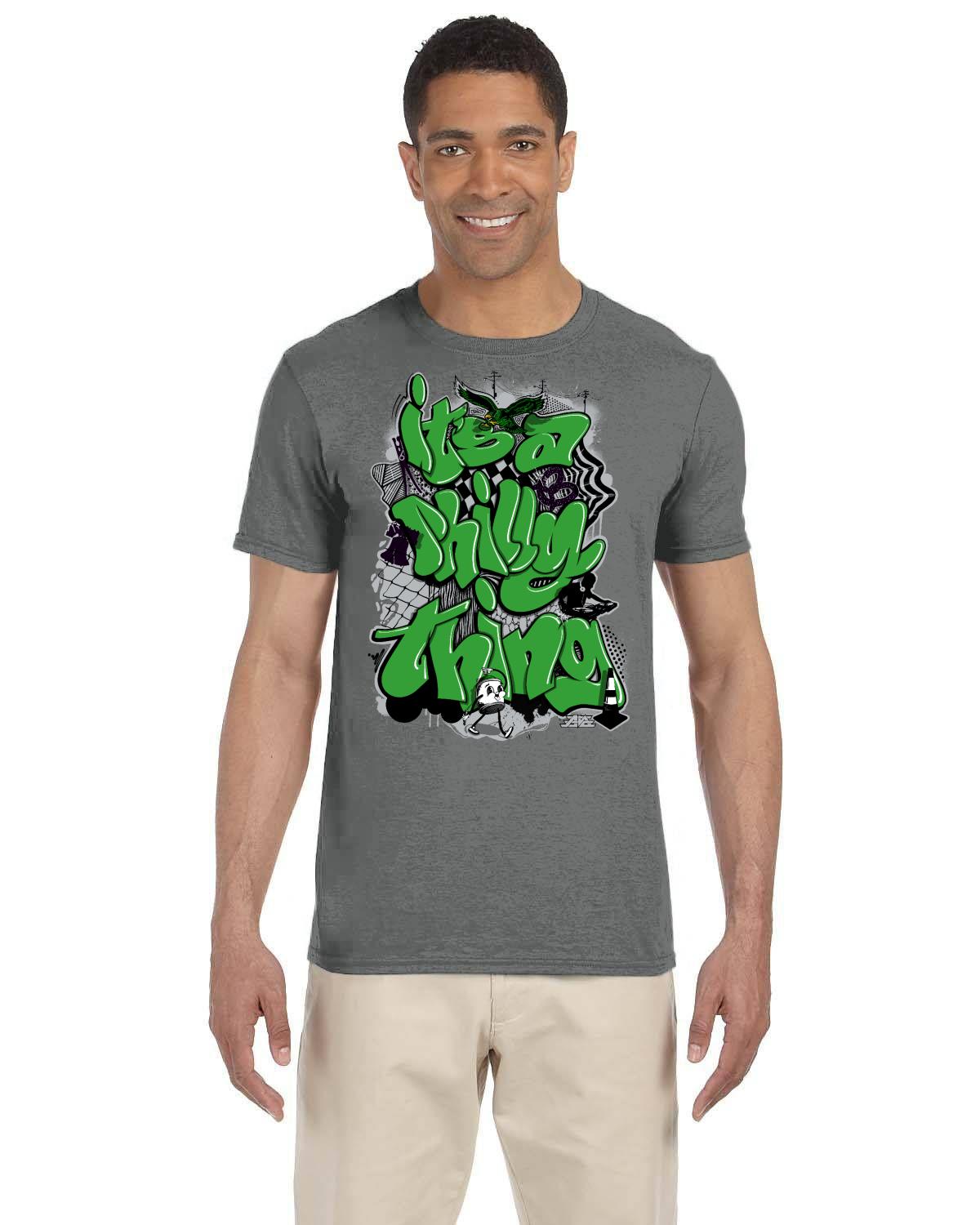 It's A Philly Thing Green Gildan Adult Softstyle 7.5 oz./lin. yd. T-Shirt | G640